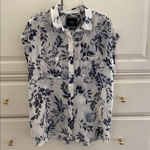 Rails ss sheer blouse